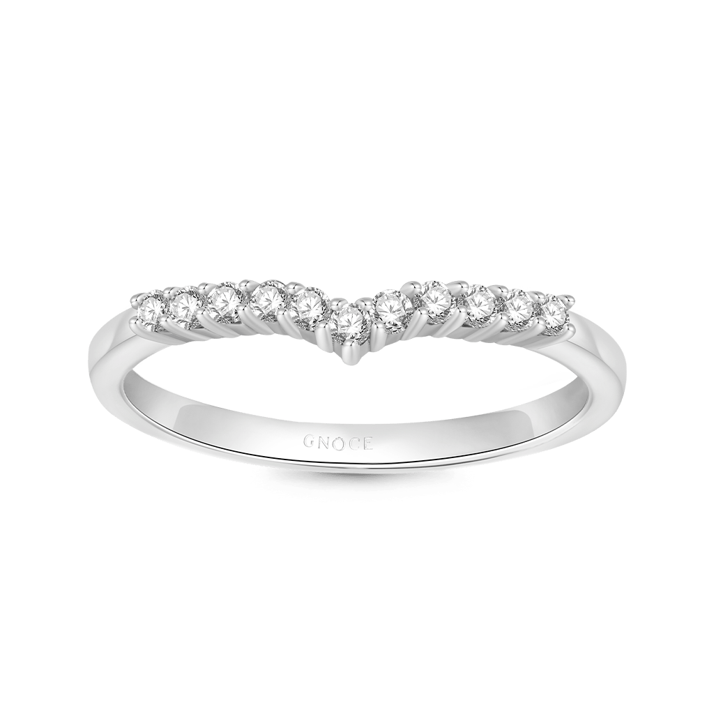 Gnoce Pear Black Rutilated Quartz Stackable Rings_4