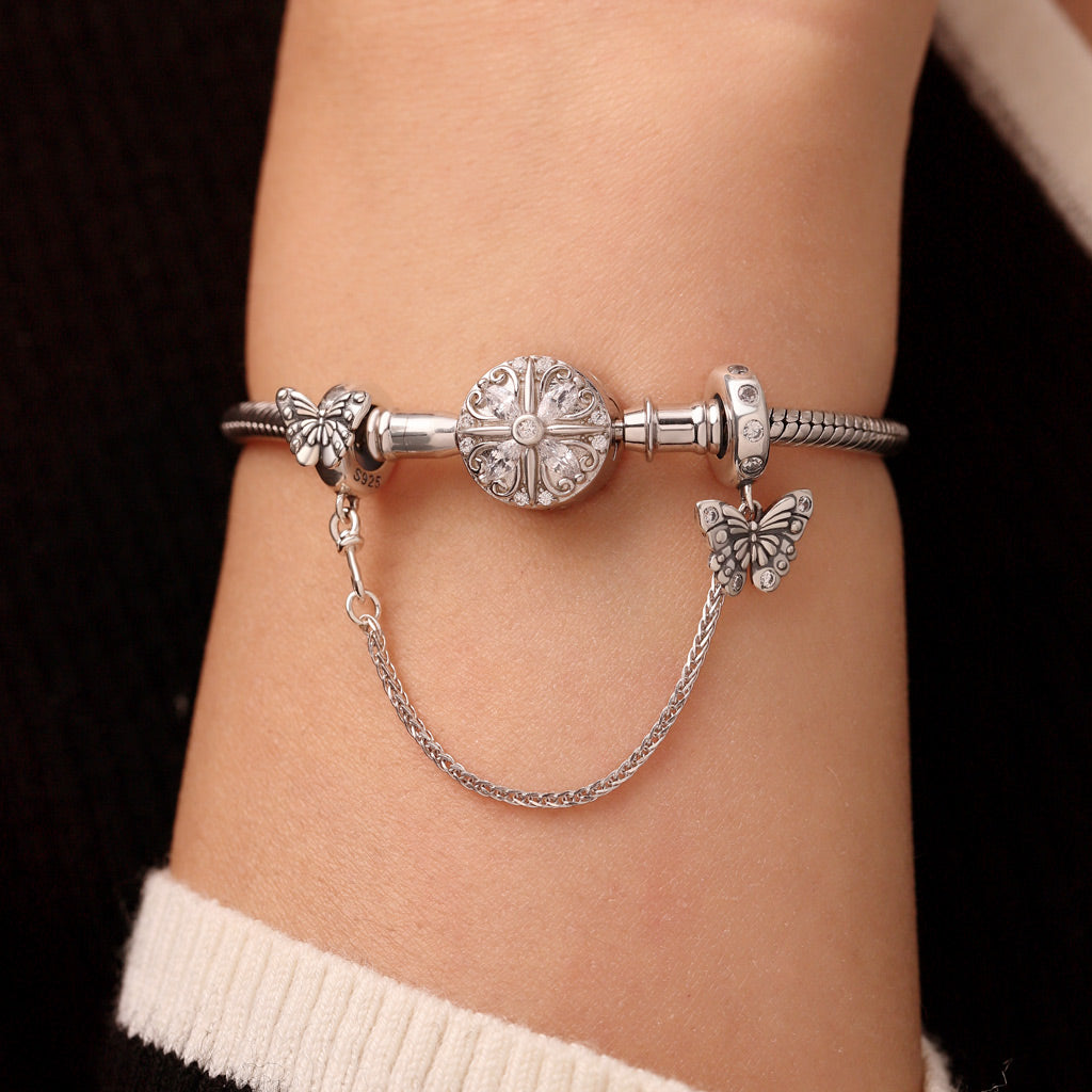 Gnoce Butterfly Safety Chain Charm_6