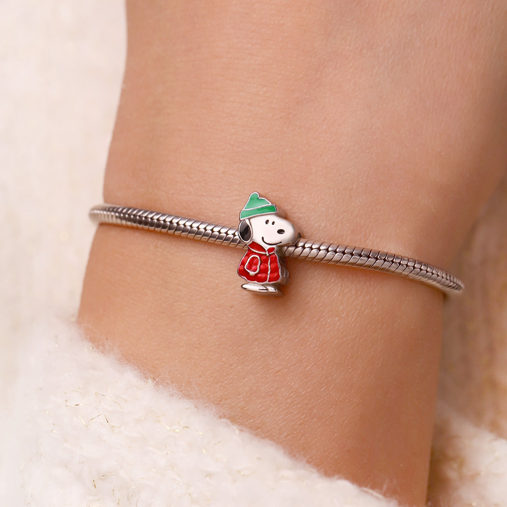 Gnoce Peanuts Snoopy Warm Winter Wishes Charm_5