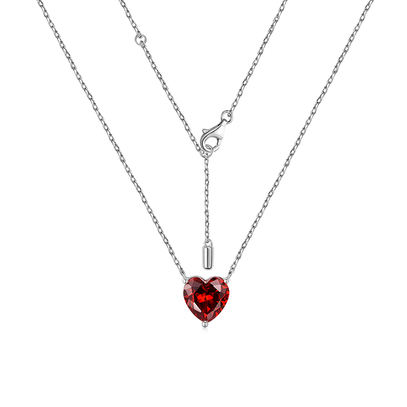 Gnoce Birthstone Heart Necklace_3