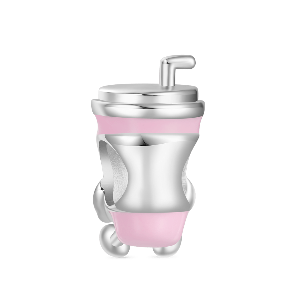 Gnoce Fun Coffee-To-Go Cup Pink Embraces Love Charm_3