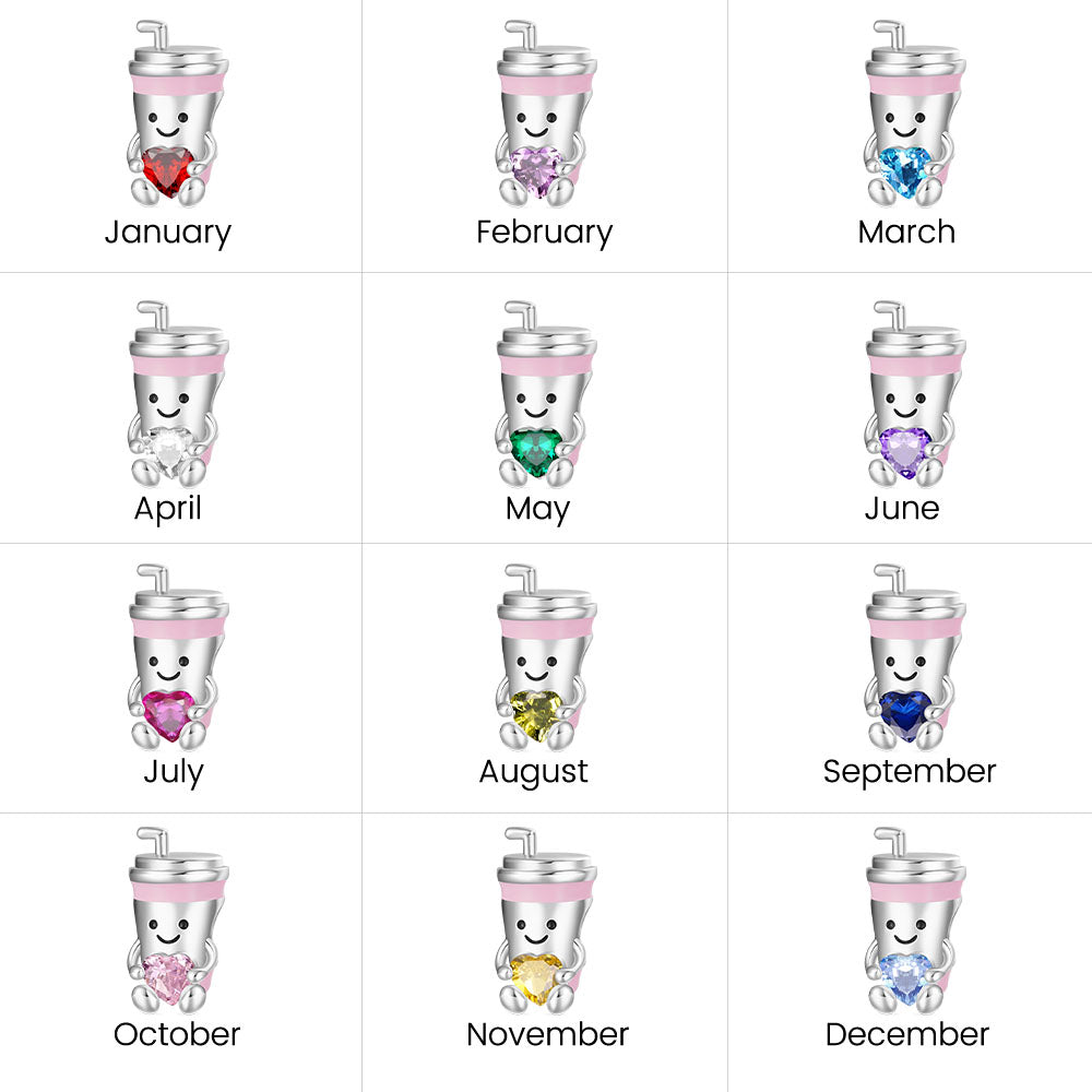 Gnoce Fun Coffee-To-Go Cup Pink Embraces Love Charm_4