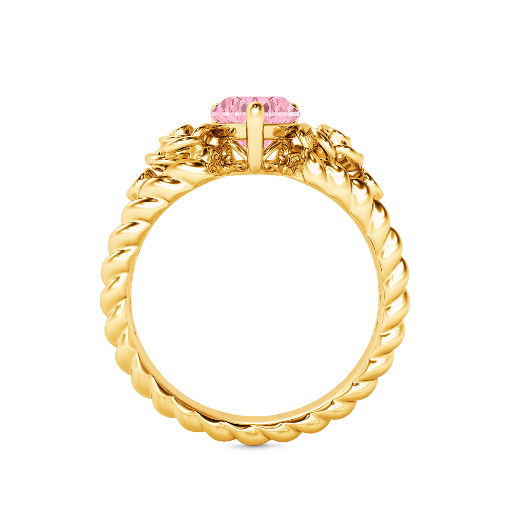 Gnoce Heart Rose Flower Engagement Ring_2