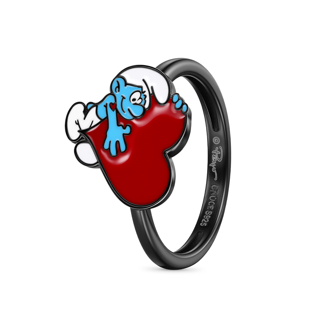 Gnoce Smurfs Ring x Valentine Love Hefty Smurf_2
