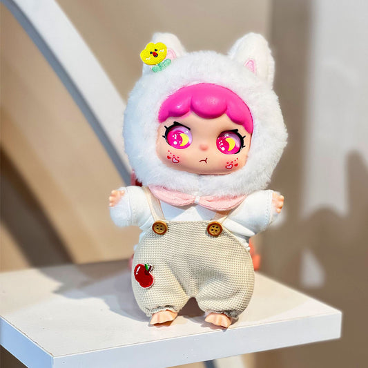 Gnoce Cloud Bunny White Keychain Plush Doll Pendant_4