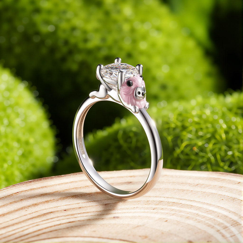 Gnoce Jinx Monster Embraces Moissanite Round Cut Ring_7