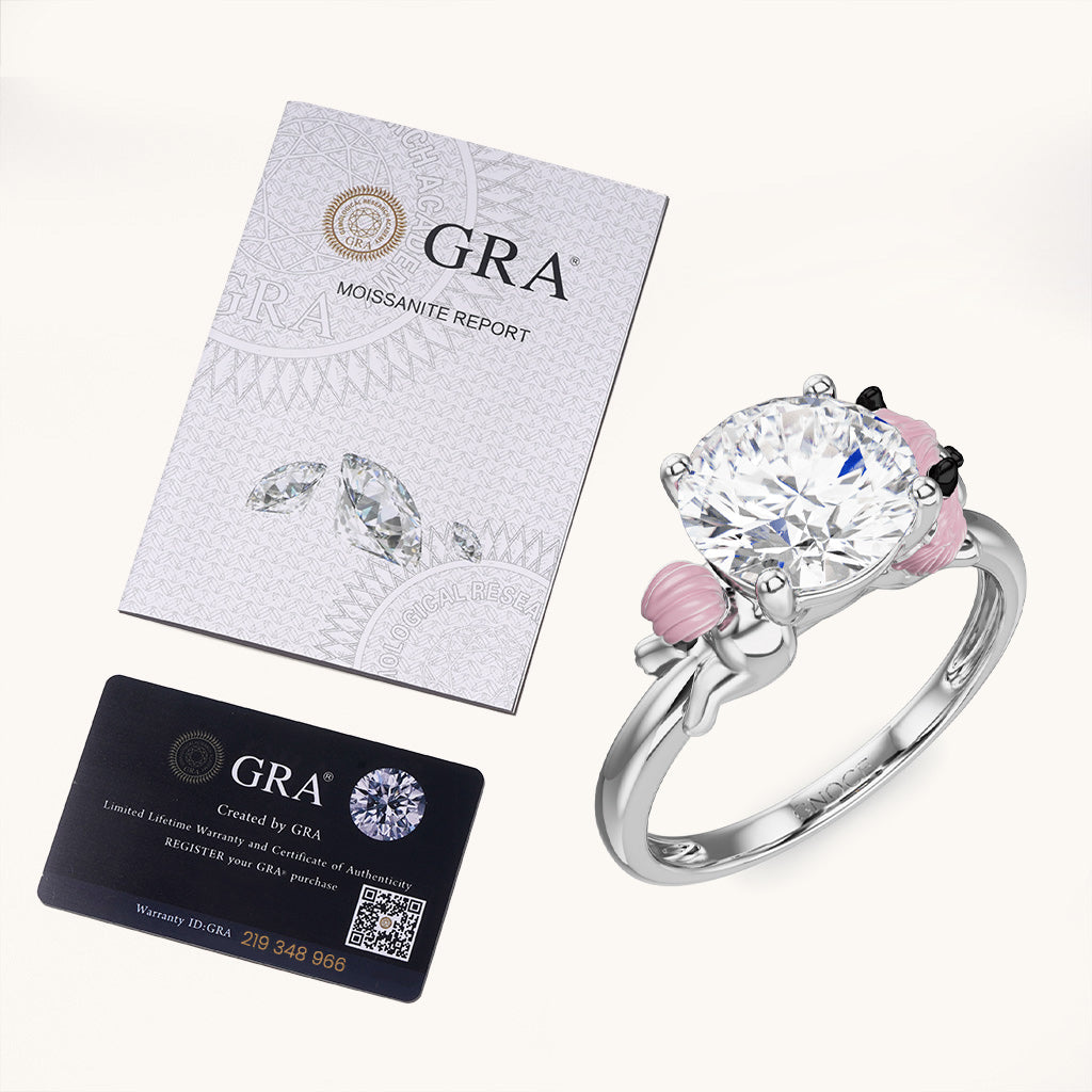 Gnoce Jinx Monster Embraces Moissanite Round Cut Ring_6