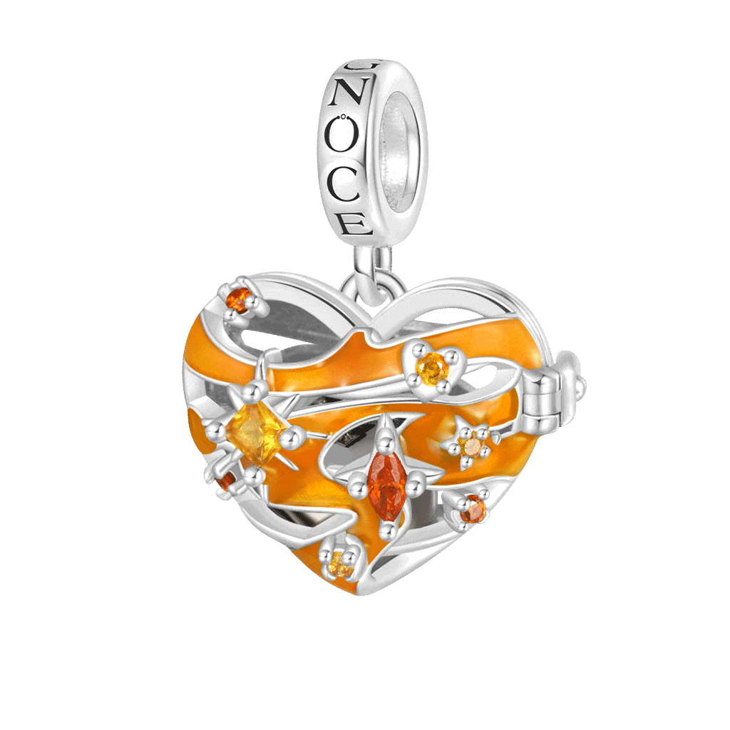 Gnoce Heart Solar System Wireless LED Glow Venus Pendant Dangle Charm_1