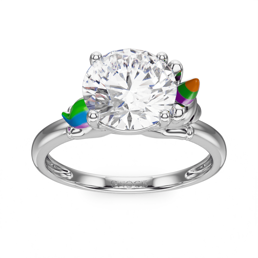 Gnoce Dreamy Unicorn Embrace Moissanite Ring_3