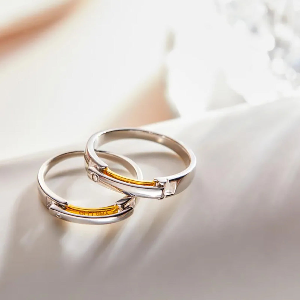 Gnoce Custom Engraved Buckle Couple Rings_4