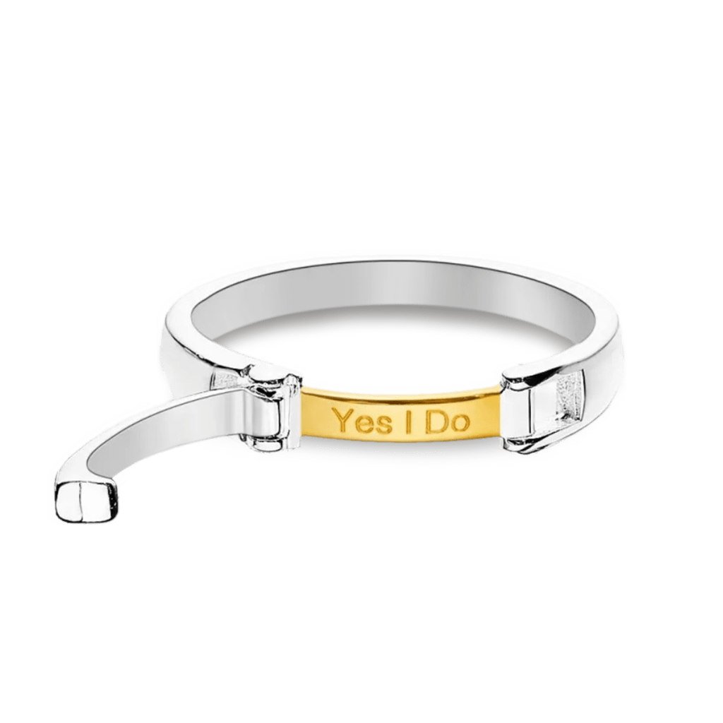Gnoce Custom Engraved Buckle Women's Ring_1