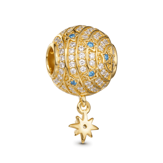 Gnoce Sparkling Starry Night with Star Dangle Charm_5