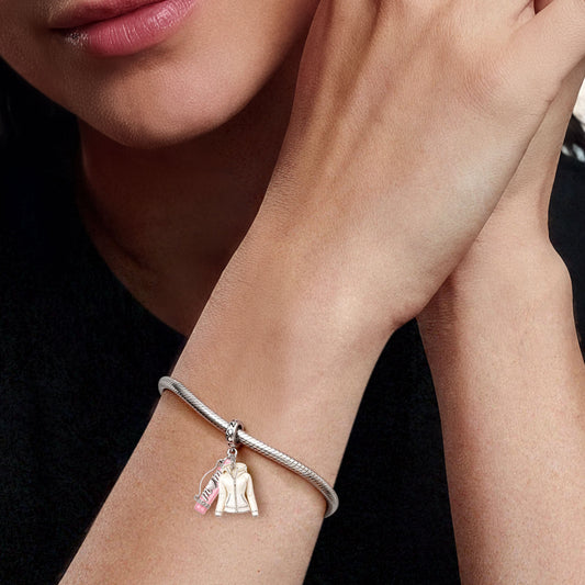 Gnoce Yoga Mom Pendant Dangle Charm_2