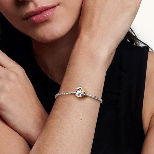 Gnoce Mother's Day Little Yellow Duck Mother-Child Charm_2