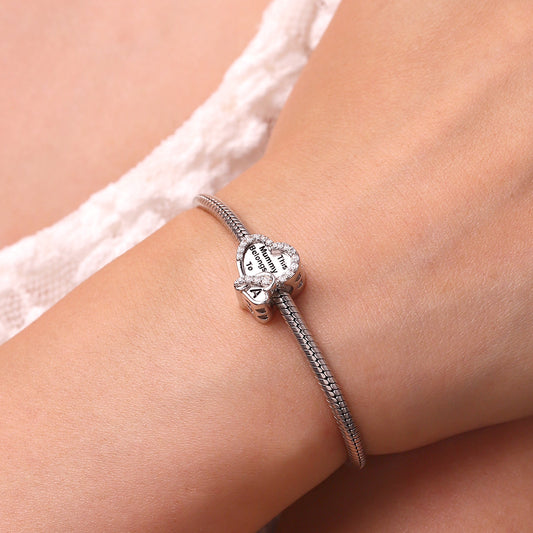 Gnoce Mom Heart Personalized Photo Charm_4