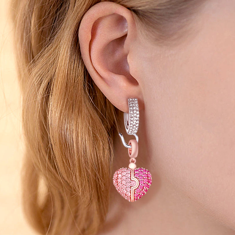 Gnoce "Make You Special" Basic Earring Lever Back Hook Hoop Sterling Silver With Cz (Exclude Pendant)_5