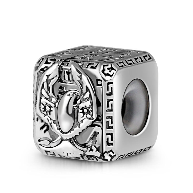 Eagle Vintage Bead & Customized Classic Beads S925 Sterling Silver with Gift Copper Black Leather Men's Bracelet Jewelry for Men_2