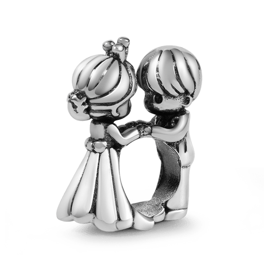 Prince and Princess Charm Bead Sterling Silver_1