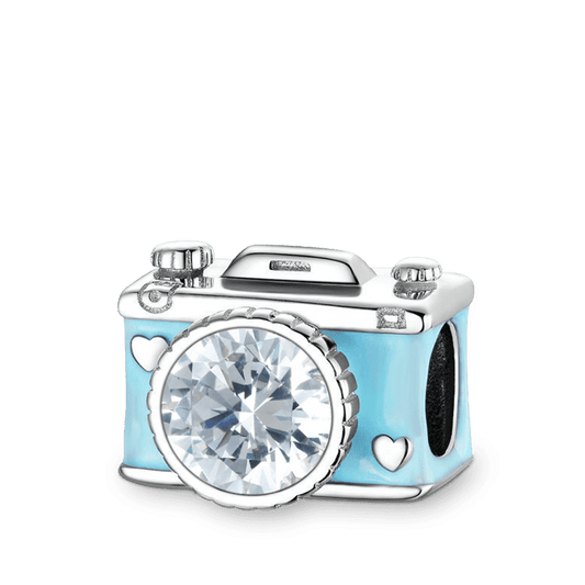 Camera Charm Bead Sterling Silver_1