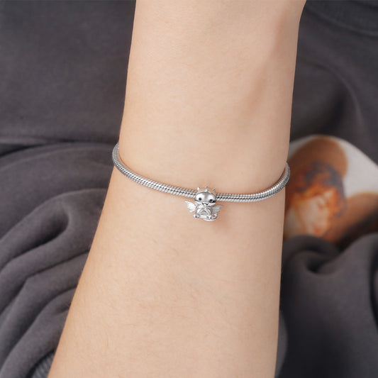 Cute Dragon Charm Bead 925 Sterling Silver_3