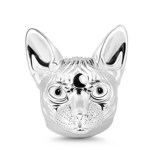 Gnoce "Another Beauty" Sphynx Charm Bead S925 Silver For Cat Lover_1