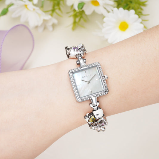 Bracelet Square Watch can be Personalized with Charms_4