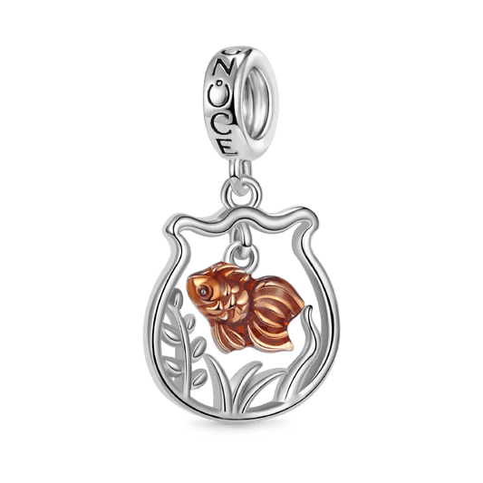 Gnoce Goldfish 925 Sterling Silver Pendant_1