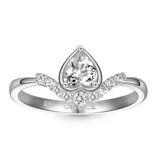 Gnoce Vintage Heart Cut V Shape Ring_1