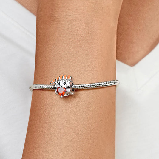 Gnoce Delicious Sushi Roll Embraces Heart Gem Charm_5