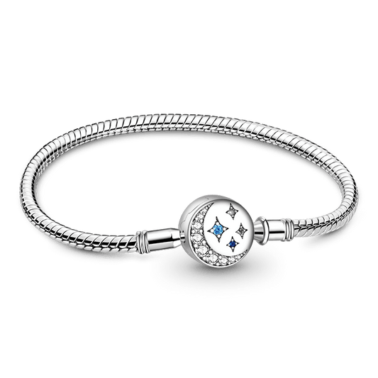 Gnoce Shinning Star Basic Snake Chain Bracelet_1