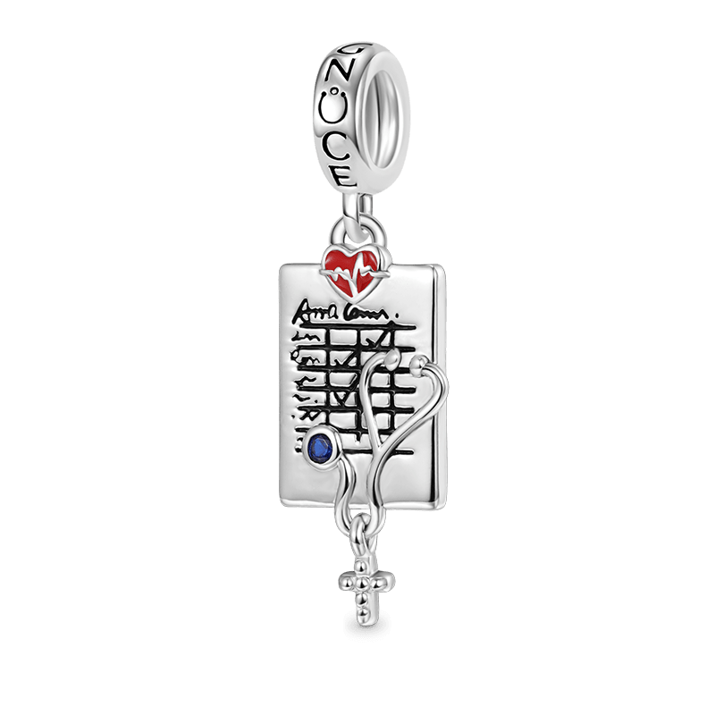 Gnoce Doctor Stethoscope Pendant Dangle Charm_1