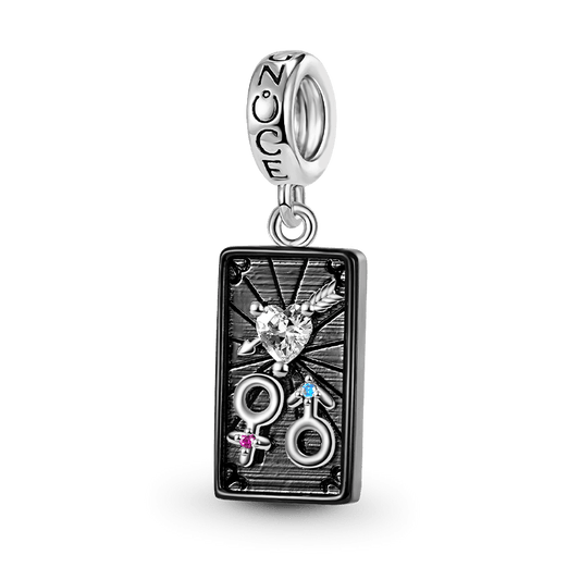 Gnoce "The Lovers" Tarot Pendant Dangle Charm_1