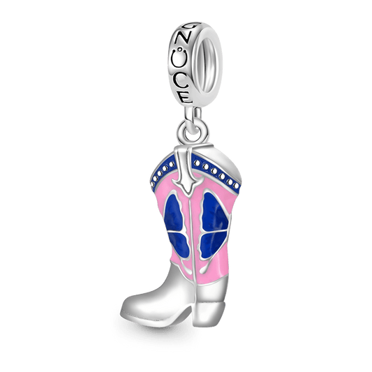 Gnoce Western Boot Pendant Dangle Charm_1