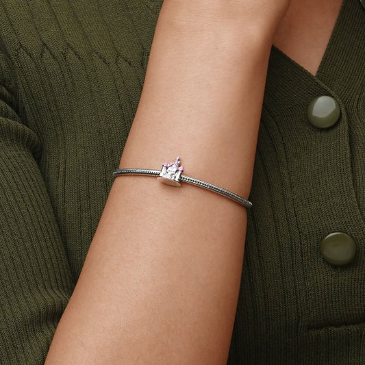 Gnoce Pink Fantasy Castle Happy Family Charm_5