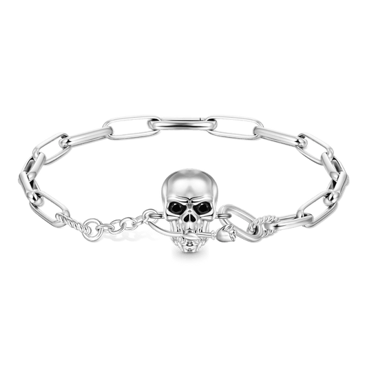 Gnoce Skull Element Link Chain Bracelet_1
