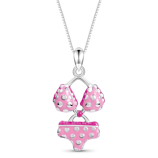 Gnoce Pink Bikini Necklace_1