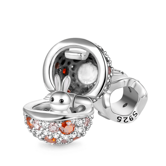 Gnoce Rabbit in Egg Easter Gift Pendant Dangle Charm_1