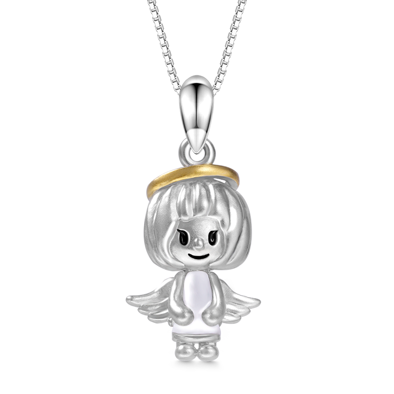 Gnoce Cute Angel Necklace_1