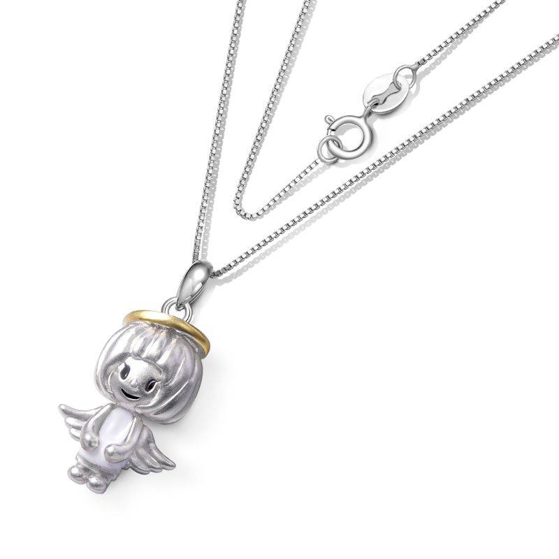 Gnoce Cute Angel Necklace_2