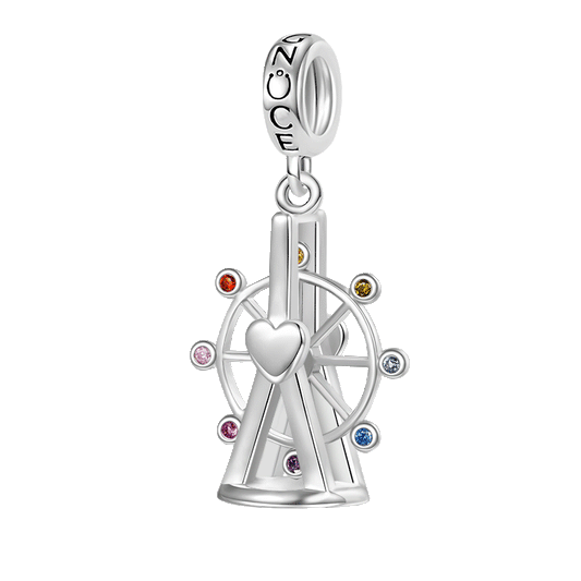 Gnoce Best Moment Ferris Wheel Pendant Dangle Cham_1