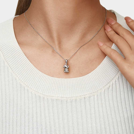 Gnoce Embrace Love Elephant & Baby Pendant Dangle Charm_7