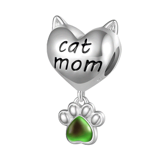 Gnoce Pet Cat Mom Paw Mood Charm_1