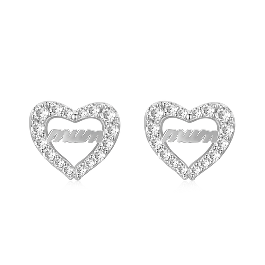 Gnoce Sparkling Mum Stud Earrings_1