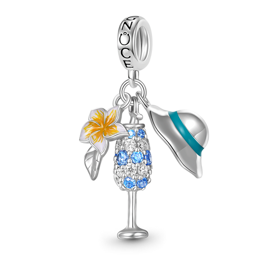 Gnoce Vacation Life Triple Pendant Dangle Charm_1