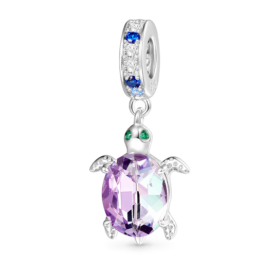 Gnoce Sparkling Sea Turtle Pendant Dangle Charm_1