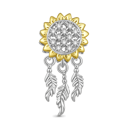 Gnoce Sunflower Dream Catcher Charm_1