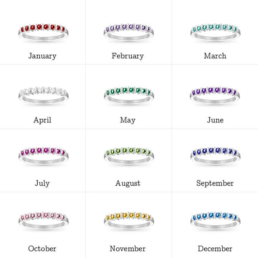 Gnoce Basic Birthstone Ring_7