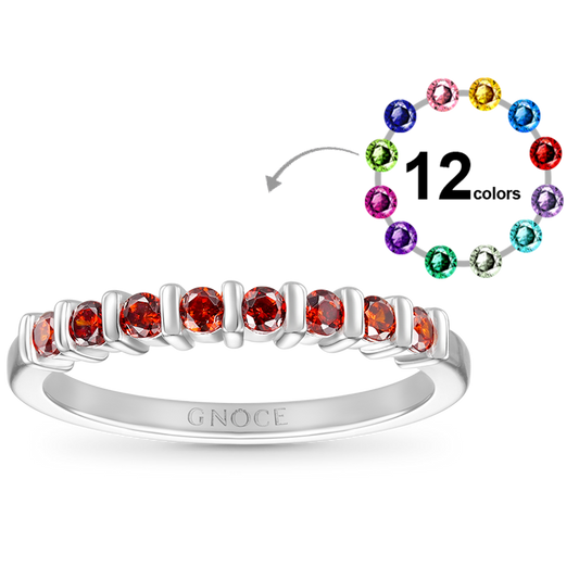 Gnoce Basic Birthstone Ring_1