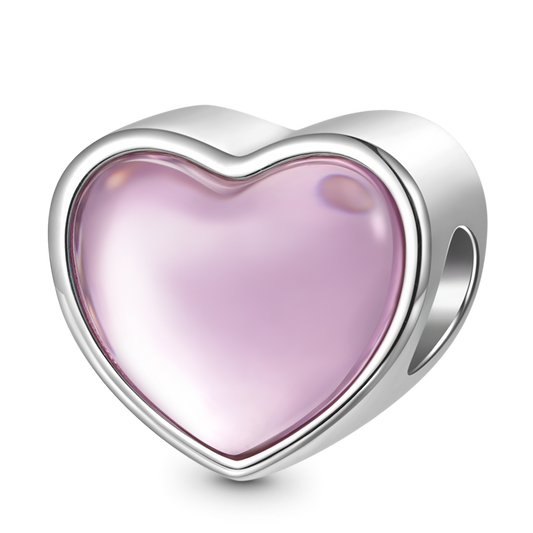 Gnoce Natural Stone Heart Charm_1