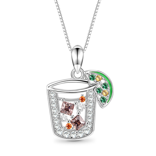 Gnoce Ice Cube Lemon Drink Necklace_1